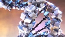 Stylized double helix