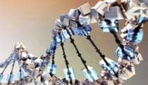 Stylized DNA structure